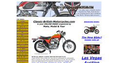 Desktop Screenshot of classic-british-motorcycles.com